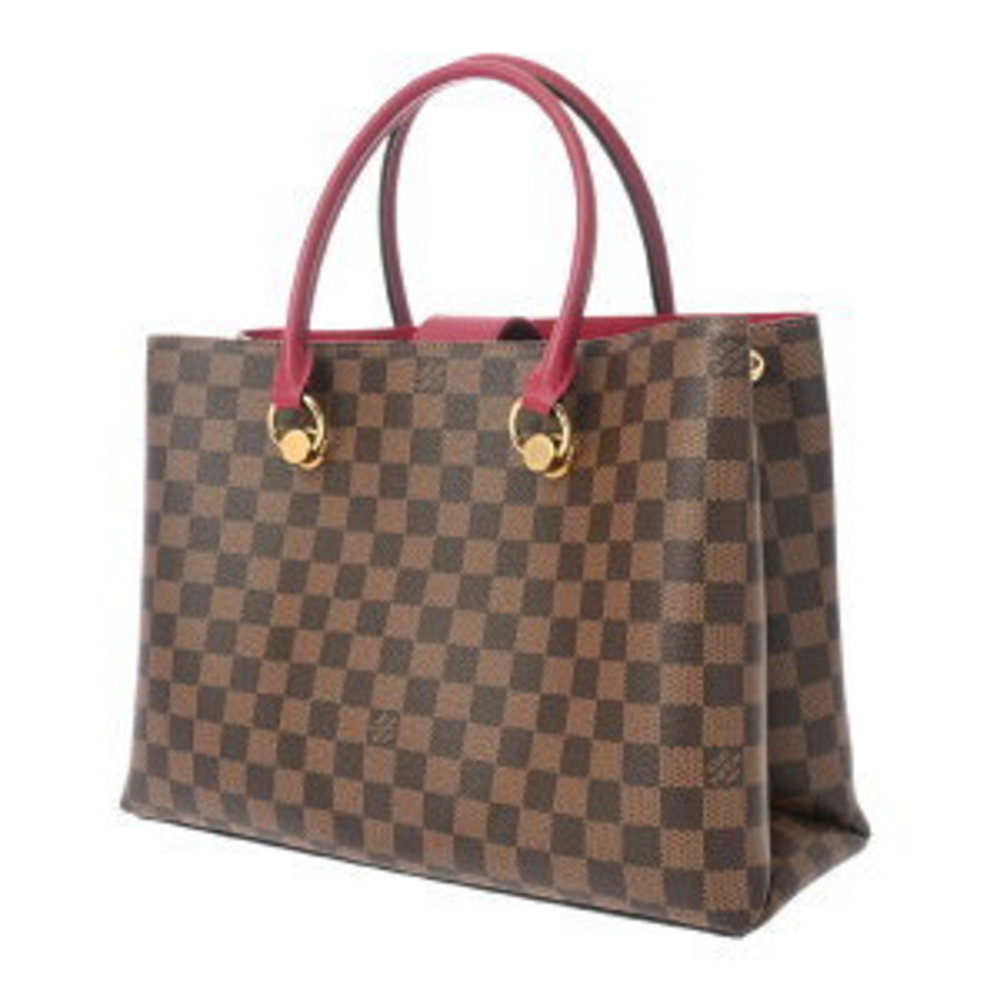 Louis Vuitton Canvas Riduvan Handbag Damier LV Riverside
